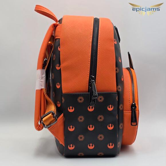 Loungefly Star Wars Darth Vader Glow-in-the-Dark Jack-o-Lantern Backpack Set New main image 5